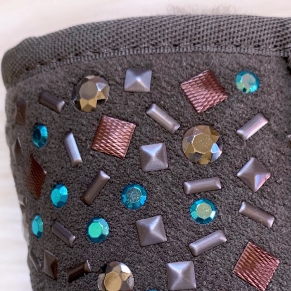 UGG Classic Short Stud II Charcoal Boots - Picture 5 of 9